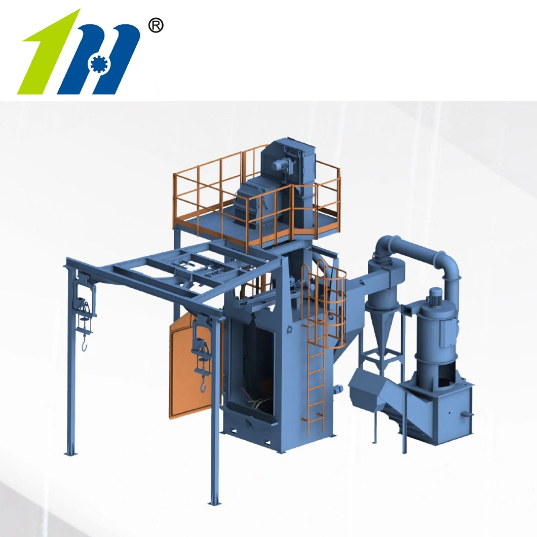 Factory Hanging Chain Shot Sand Blasting Machine in Foundry Industry