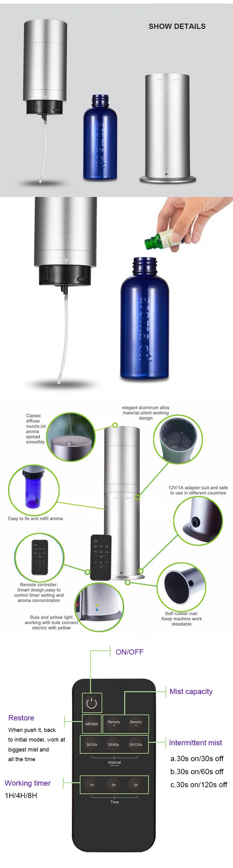 Air Freshener Humidifier Manufacturer Low Noise Phone Control Bluetooth Mini Fan Electric Home Smart Air Purifier