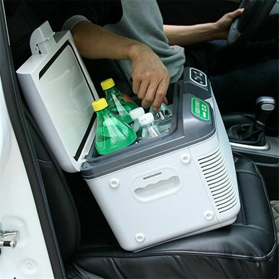 Portable Car Refrigerator Compressor Auto Fridge Truck Freezer Travel Cooler Box 12V-24V and 110V-220V Home Use Travelling Outdoor Use RV Camper