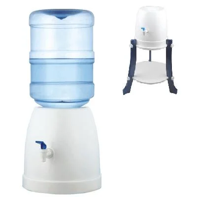 Desktop Plastic Portable Mini Facility Water Dispenser for 3 / 5 Gallon Pet PC Water Bottle for Home, Office and Factory, etc.