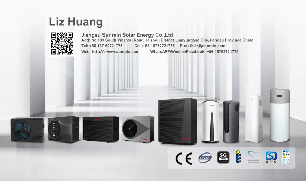 Heating Cooling Air to Water Heatpump 10kw 20kw 22kw Pompy Ciepla WiFi R32 DC Inverter Air Source Heat Pump Water Heater
