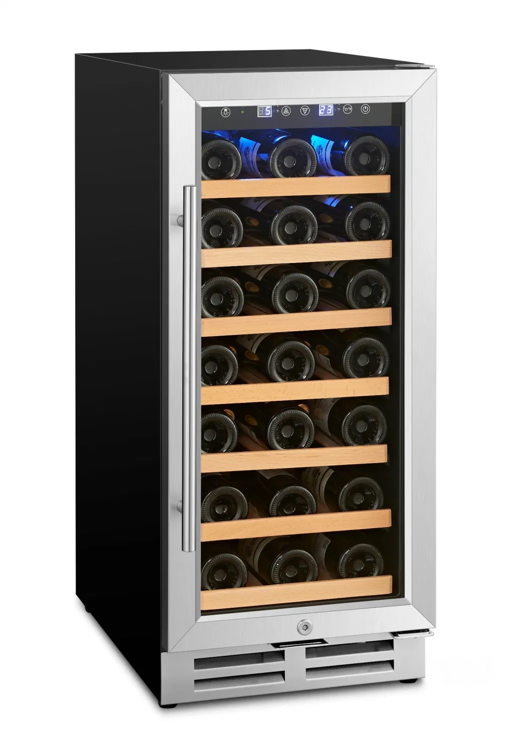 Jiufu Factory Wholesale Popular Domestic 30 - 50 Bottles Wine Coolers Chiller Appliance Humidor