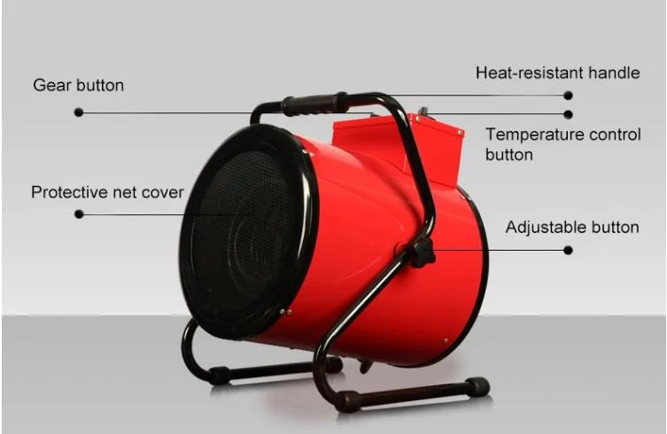 2\3kw Portable Industrial PTC Air Fan Heater Home Room Space Electric Heater for Indoor Bedroom Office
