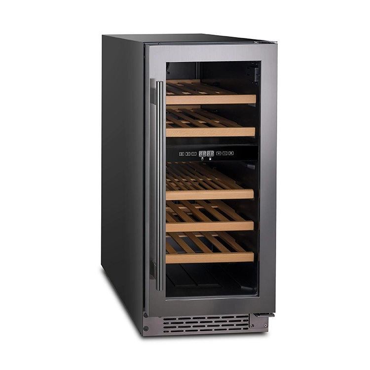 33 Bottle Capacity 85L Stainless Steel Door Frame Compressor Wine Chiller with Fridge Wine Cooler Refrigerator