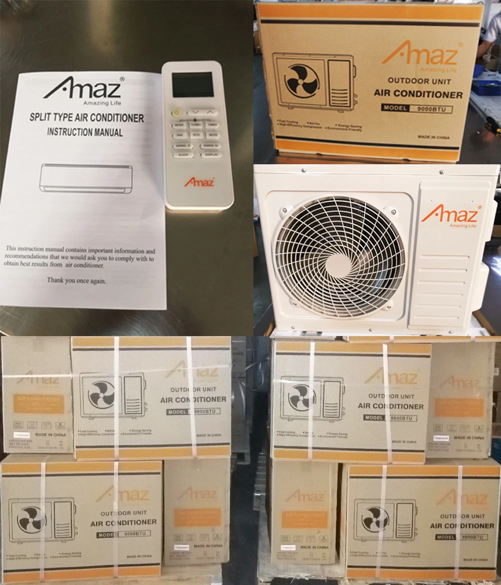Amaz Good Price 9000 BTU Heat Pupm Split AC Smart Air Conditioner with WiFi