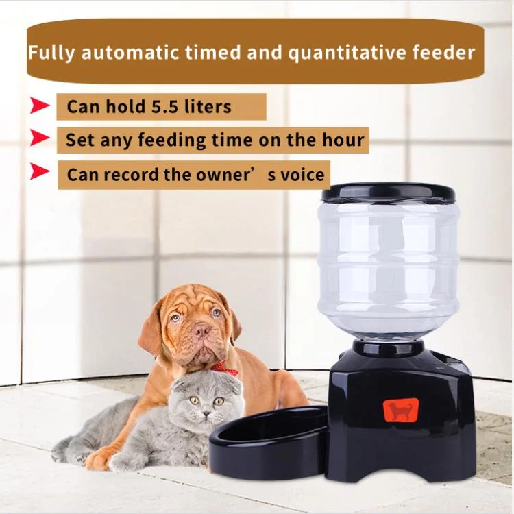 Automatic Feeding and Storage Hopper, Timing and Quantitative Pet Intelligent Feeder