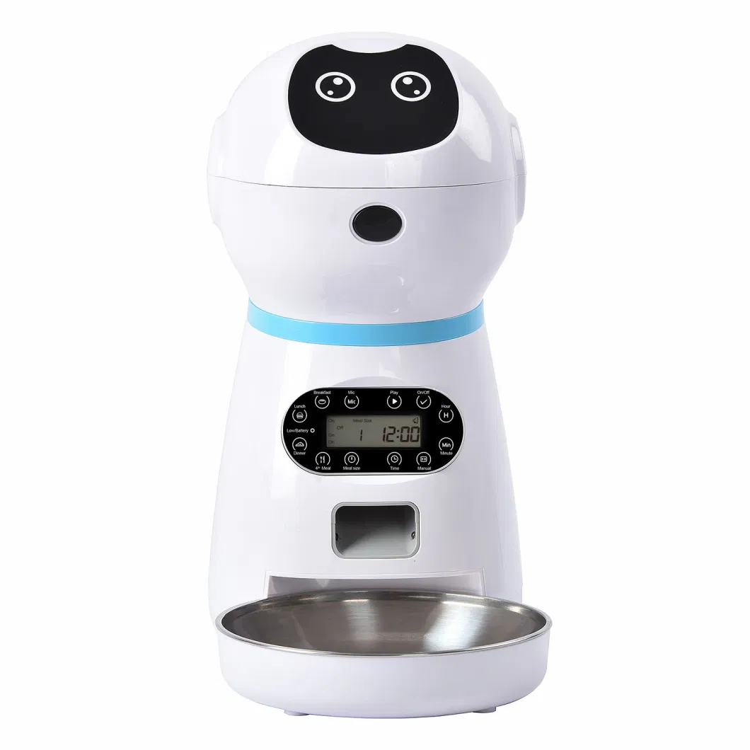 New Inventions Smart Pet Products Dog Cat Feeder Automatic with Voice Recorder