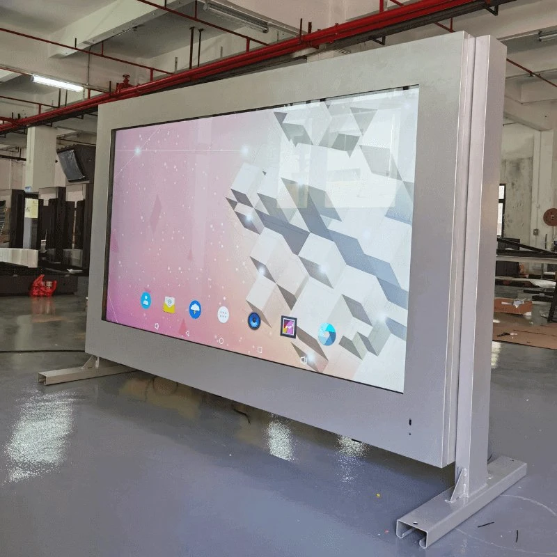 Customized Outdoor 49inch Wall-Mounted Digital Signage Interactive LCD Touch Screen