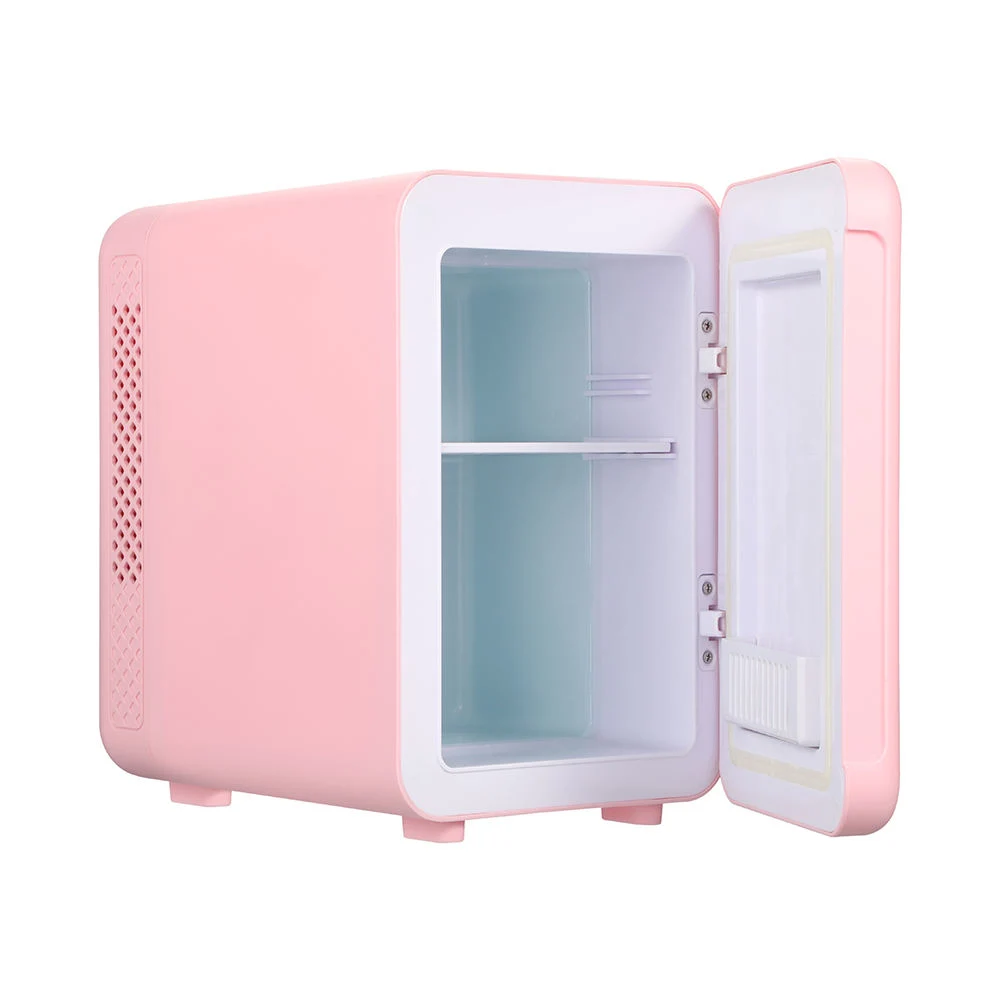 Mini Fridge for Bedroom Desk Portable Cooler Warmer Food Small Fridge AC DC 12V Makeup Cosmetics Home Refrigerator &amp; Freezer