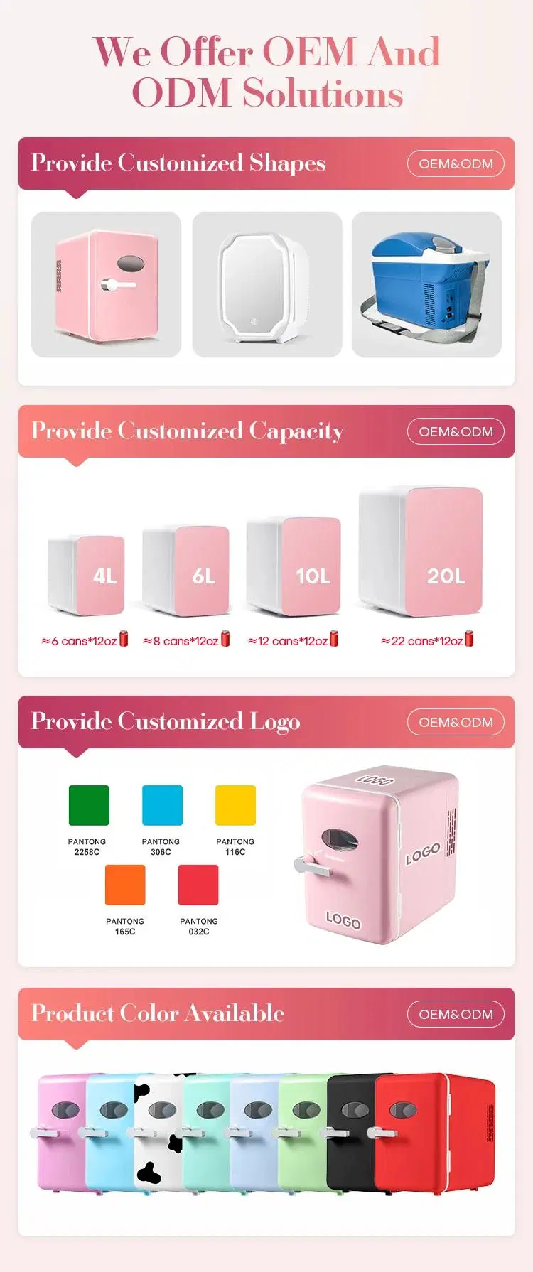 Makeup Fridge DC 12V Mini Beauty Fridge for Cosmetics