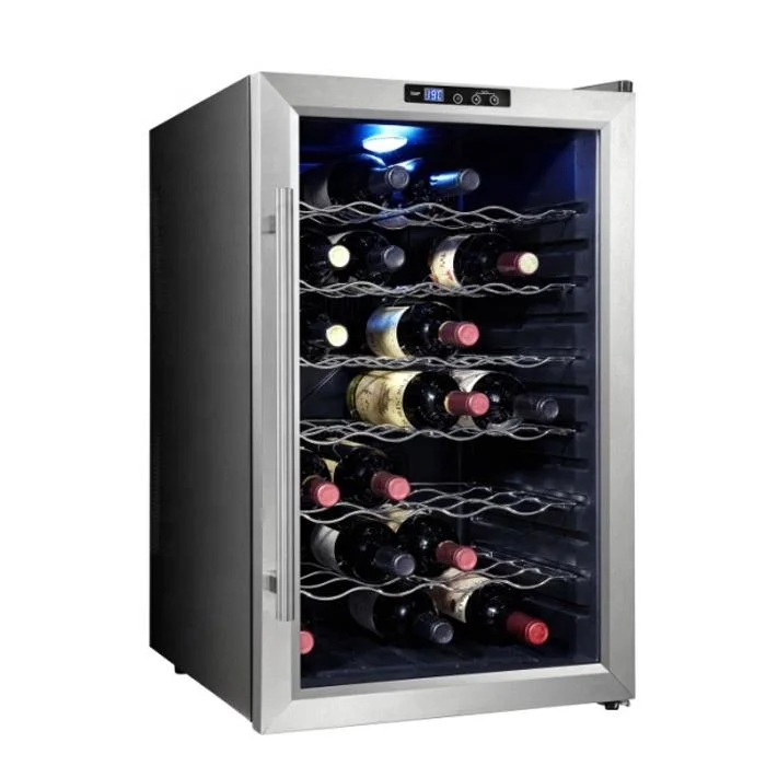 Zhongshan Candor Hot Sales 28 Bottles Stainless Steel Thermoelectric Wine Cooler Fridge