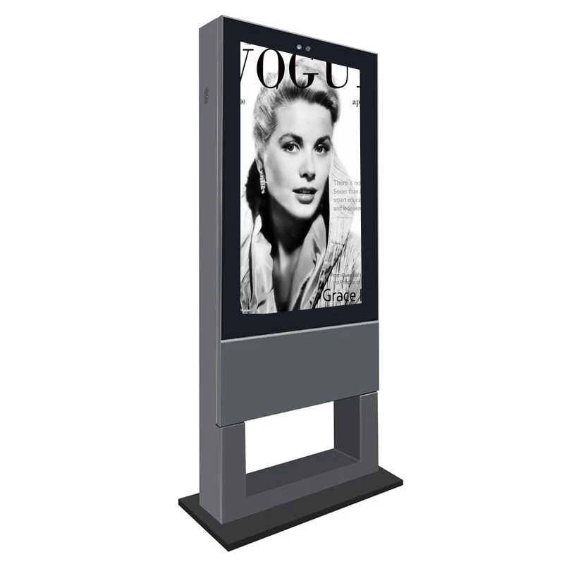 Cheap 55inch Floor Standing Ad Player Outdoor Digital Signage LCD Display