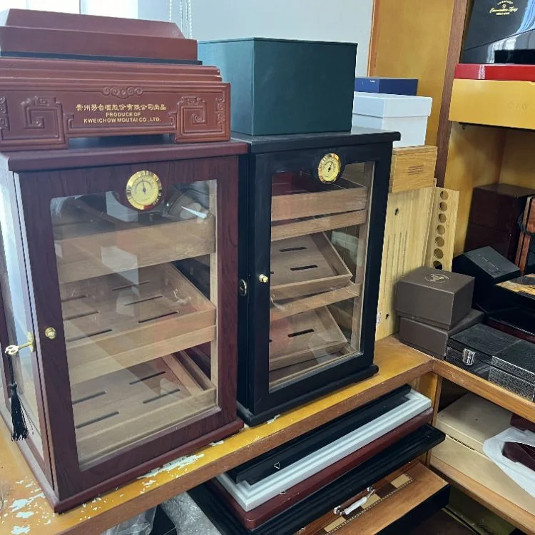 Best Price Cigar Display Humidor Cabinet Cigar Showcase Rack Cabinet Humidor
