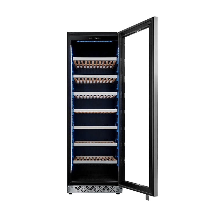 Candor Dual Zone 155 Bottles Wine Cooler/Cellar Stainles Steel Best Electric Wine Chiller with Compressor