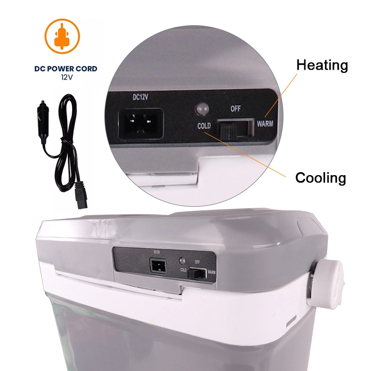 Portable Cool Heating Outdoor Electric Ice Cooler Box for Car