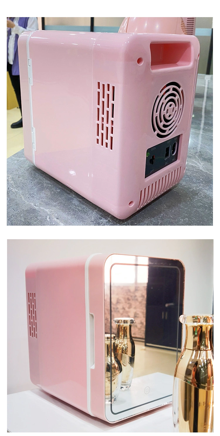 Wholesale 4L Beauty Fridge with LED Lighting Makeup Table Mirror Gbf-4L4m