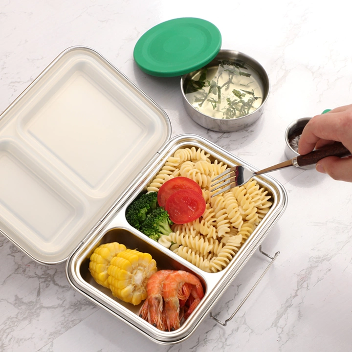 Aohea Removable Ice Pack Toddler Bento Lunch Box for Daycare, School