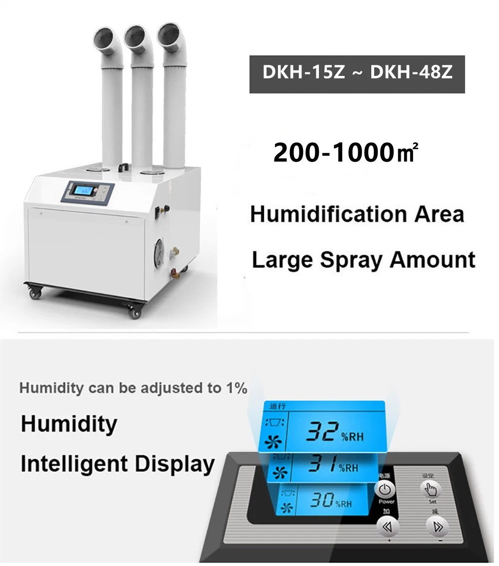 India Distributor Hot Sale 18kg Ultrasonic Industrial Air Humidifier for Egg Incubator and Cigarette Factory