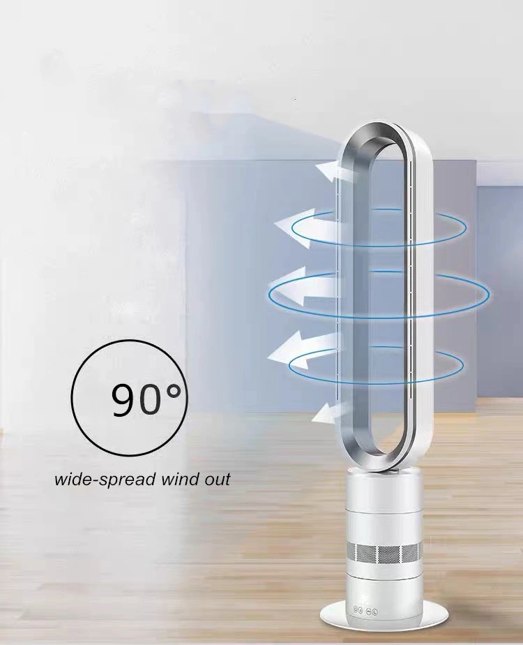 Bedroom 10 Gears Natural Wind Air Electric Cooling Bladeless Tower Fan Smart