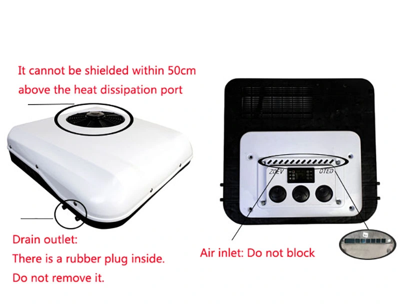 12V 24V Parking Air Conditioners Conditioning Rooftop Package All-in-One Parking Air Conditioner