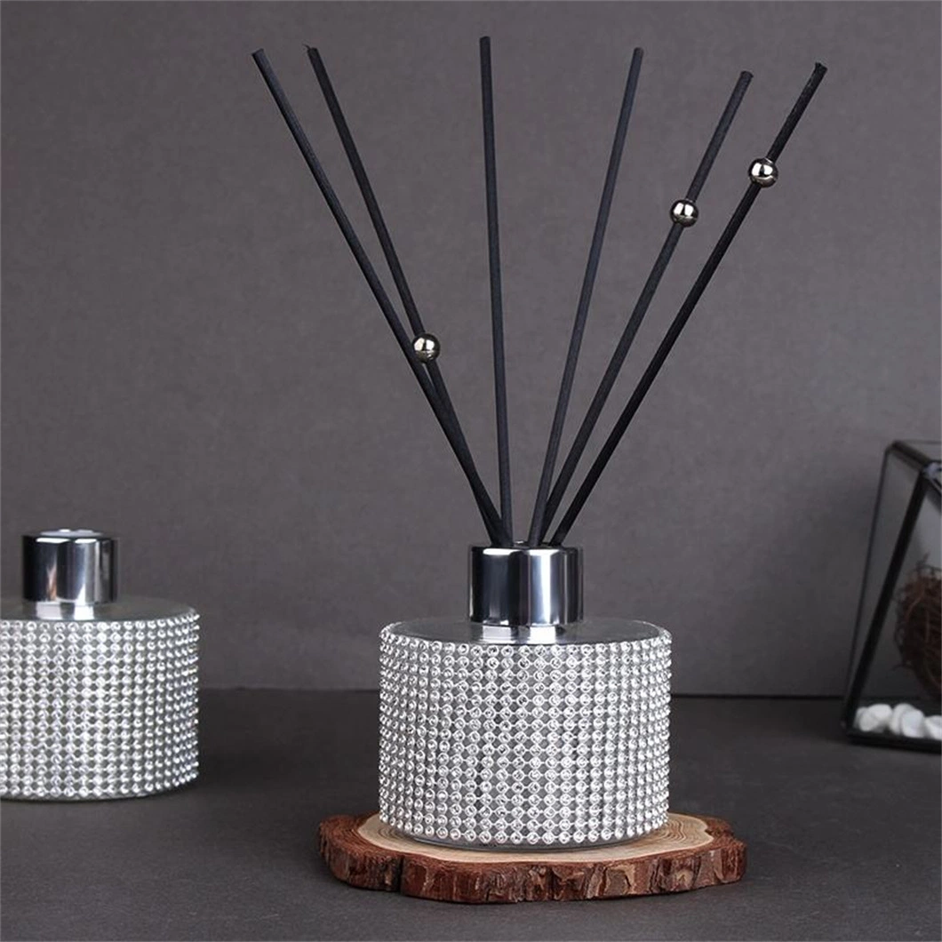 Long Lasting Natural Fragrance Custom Room Aroma Reed Diffuser for Home and Holiday with Gift Box and Crystal