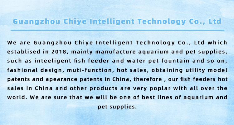 Pet Product Aquarium Rechargeable LCD Display Intelligent Fish Feeder