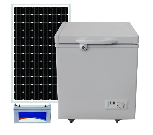 Solar Powered Energy Deep Chest Camping Outdoor Freezer DC 12V Car Portable Fridge Freezer Refrigerator