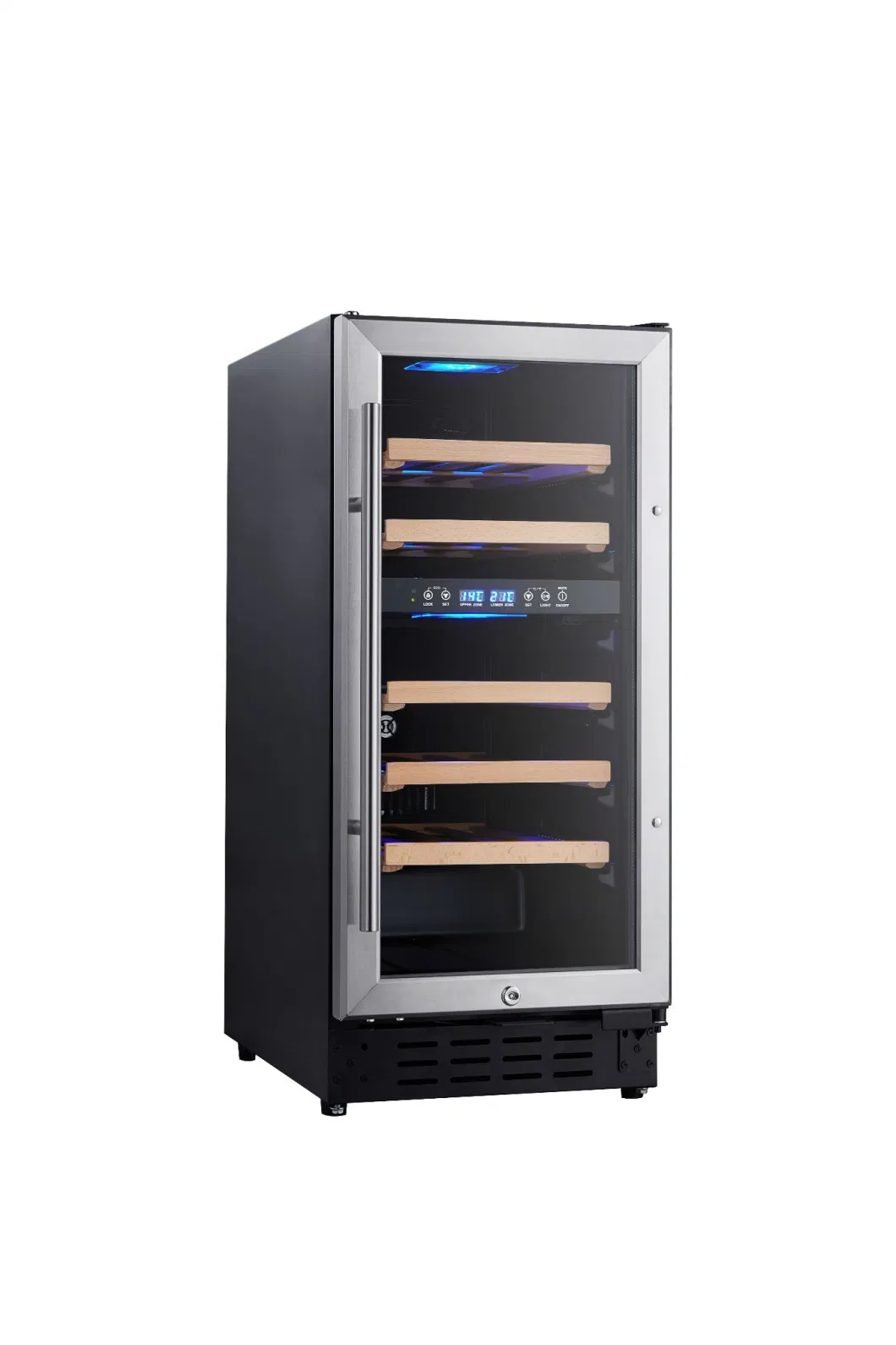 Dual Zone Wine Cooler with 30 Bottles Capacity