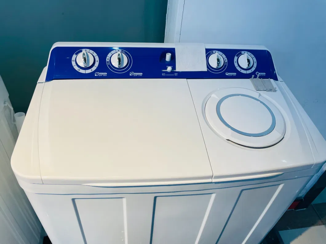 Xpb130-P-9 13kg Manufacturer OEM ODM Smart Plastic Twin Tub Semi-Automatic Aluminum/Copper Motor Drying Cleaning Washing Machine with Rust Proof Body