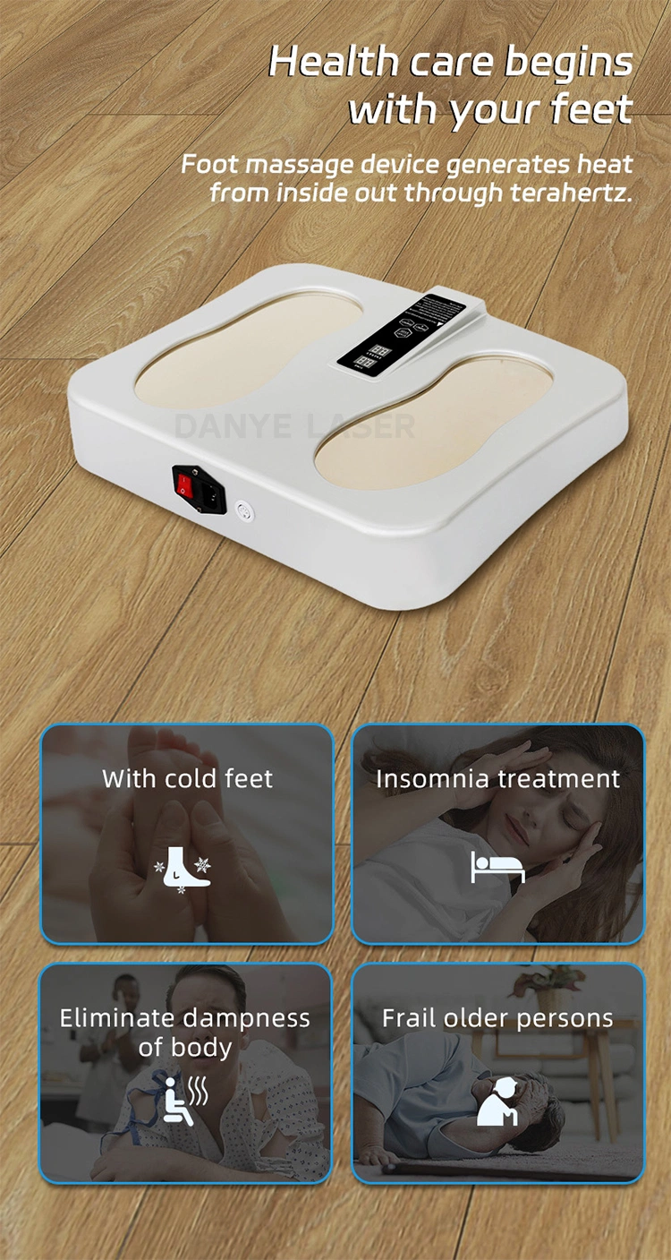 RF Electromagnetic Waves Heating Therapy Tera Hertz Foot Massage Device