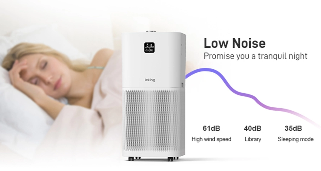 Wholesale OEM Smart Air Purifier Home Room Smart WiFi Portable Filter Cleaner