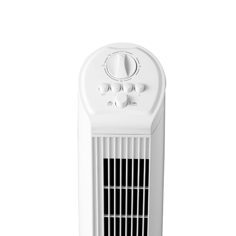 Quiet High Velocity Air Choice Oscillating Fan with Remote, 29&prime; &prime; Bladeless Cooling Tower Fan with 3 Speed