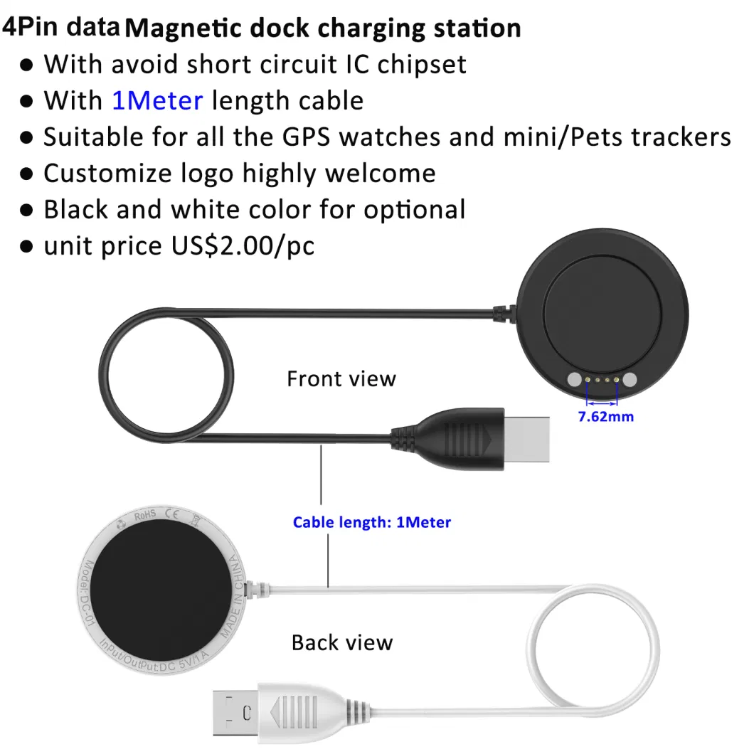 Newest IP67 waterproof 4G Gadget Pets puppy dog cat GPS Tracker with lifetime Free App alarm alerts Accurate Google map Location PM04C