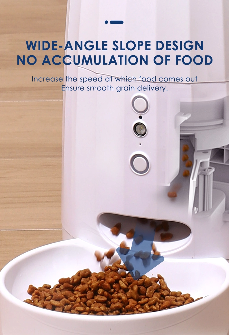 Intelligent Pet Food Distributor for Dogs and Cats Feeder with Remote APP Control