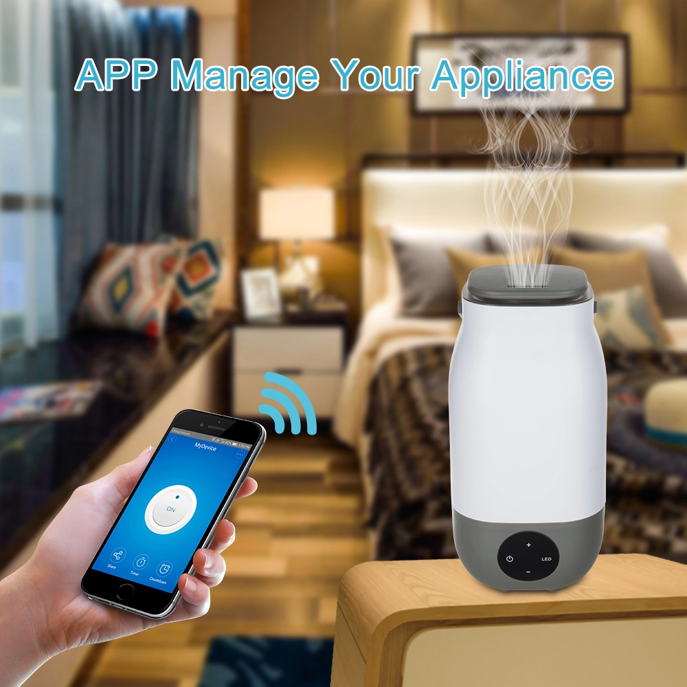 Smart WiFi Ultrasonic Cool Mist Humidifier Aroma Diffuser with LCD Screen