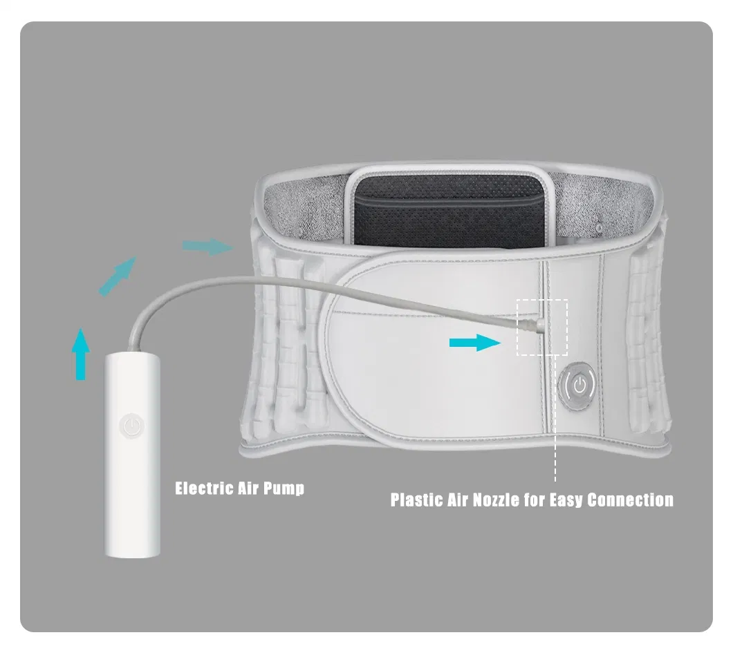 Graphene Heating Far Infrared Abdomen Support Device for Lumbar Traction