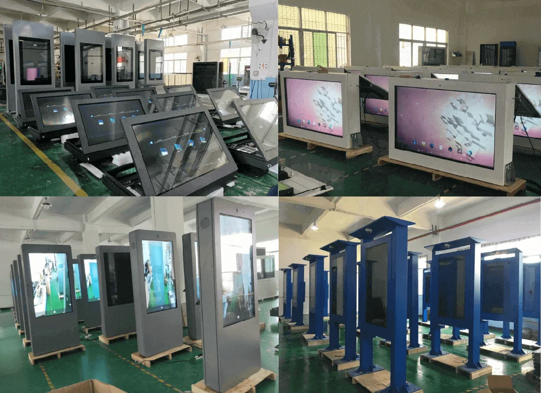 Customized Outdoor 49inch Wall-Mounted Digital Signage Interactive LCD Touch Screen