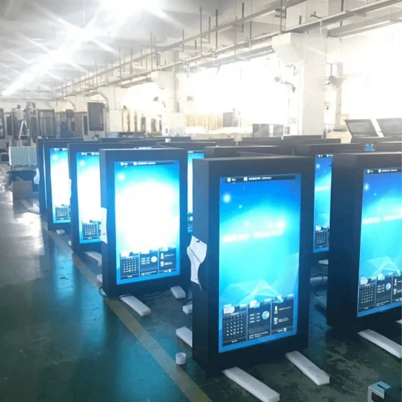 Customized Outdoor 49inch Wall-Mounted Digital Signage Interactive LCD Touch Screen
