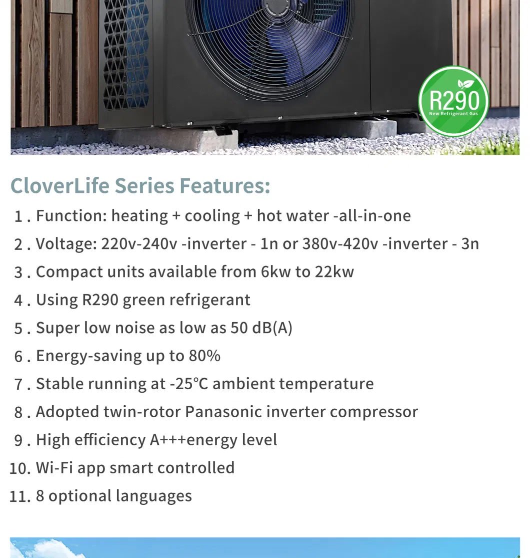 Inverter Monoblock Air Conditioners Intelligent for Household