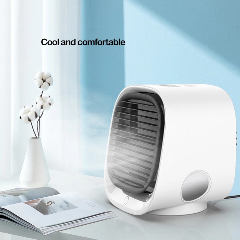 Mini Desktop Tower Air Conditioner Cooler Charging Electric Battery Portable Rechargeable Mini Fan (FAN-23)