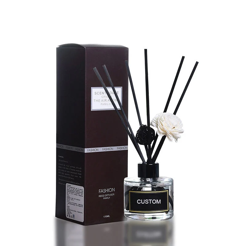 Wholesale Round Bottle Home Room Scent Aroma Home Fragrance Reed Diffuser