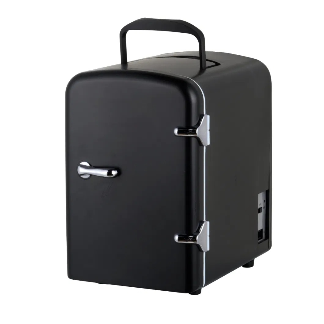 4L Mini Bar Retro-Looking Portable Makeup Mini Fridge