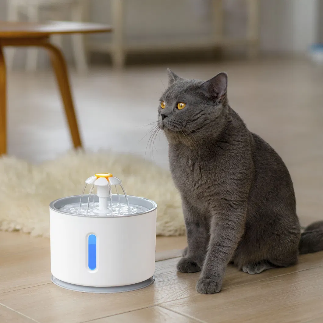 Pet Cat Water Fountain USB Automatic Electric Dispenser 2.4L Pet Drinking Bowl Intelligent Mute Water Dispenser for Cats Dogs