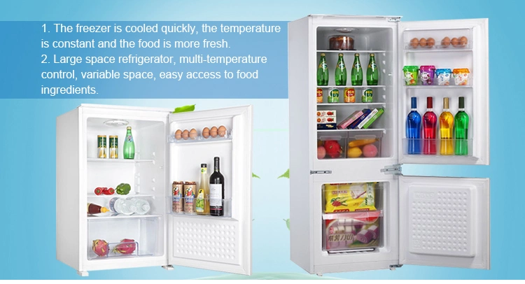 Soundless Refrigerator and Freezer Double Door Hot Sale Cosmetic Fridge Refrigerato
