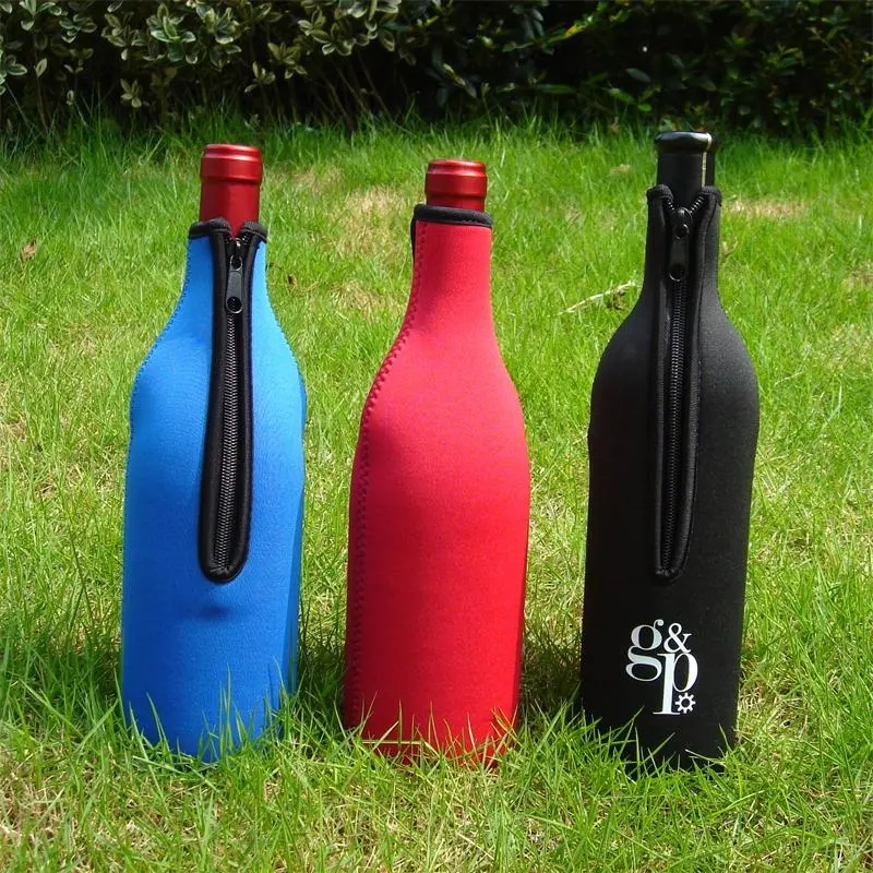 Wholesale Personalized Insulated Neoprene Wine Champagne Bottle Holder Cooler (BC0064)