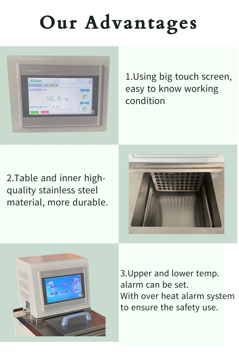High Temperature Hot Water Circulation Pump Laboratory Thermostatic Devices LCD Display Control Heating