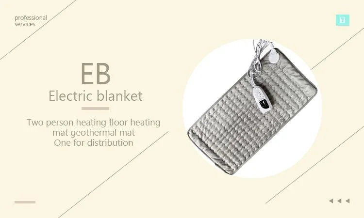 110V ETL 50X60&prime; &prime; Inch Size Double Side Extra Soft Heated Throw Electric Blanket for Winter-Portable Washable Electric Blanket Warmer