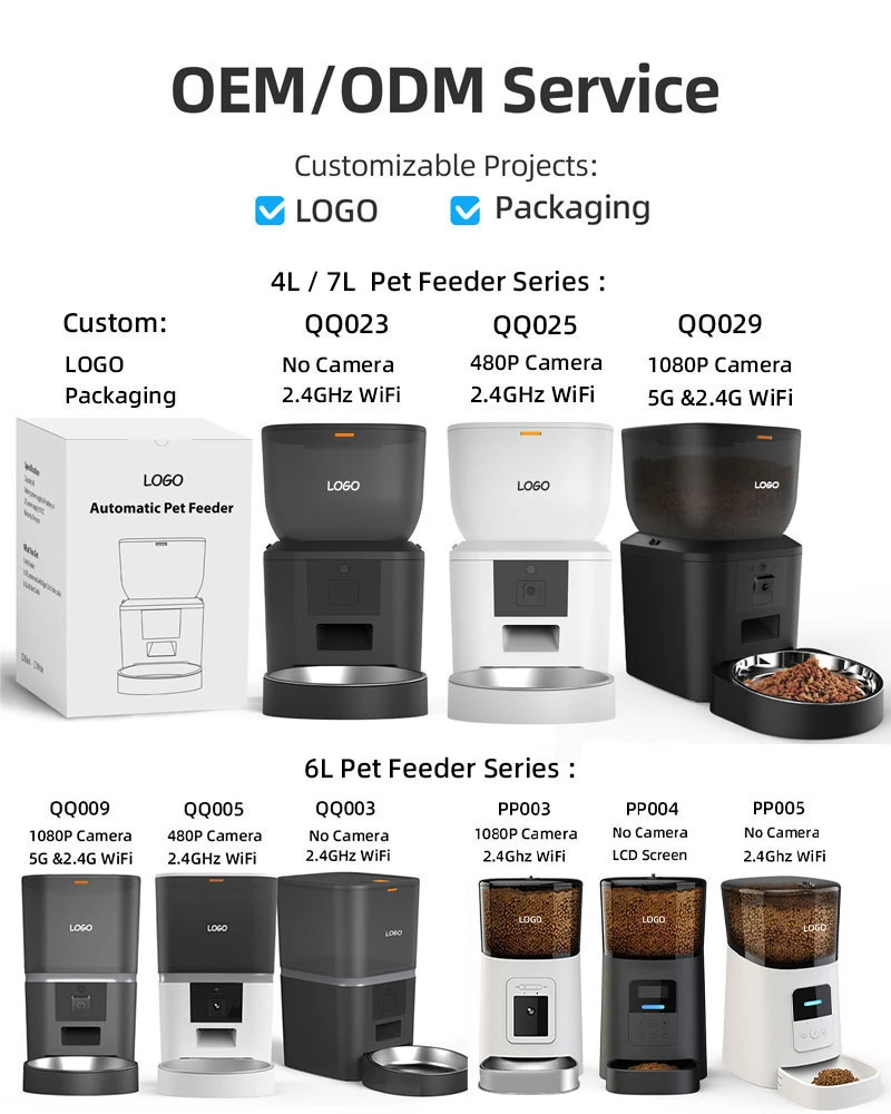 Automatic Pet Feeder 4L Capacity Smart Pet Food Dispenser