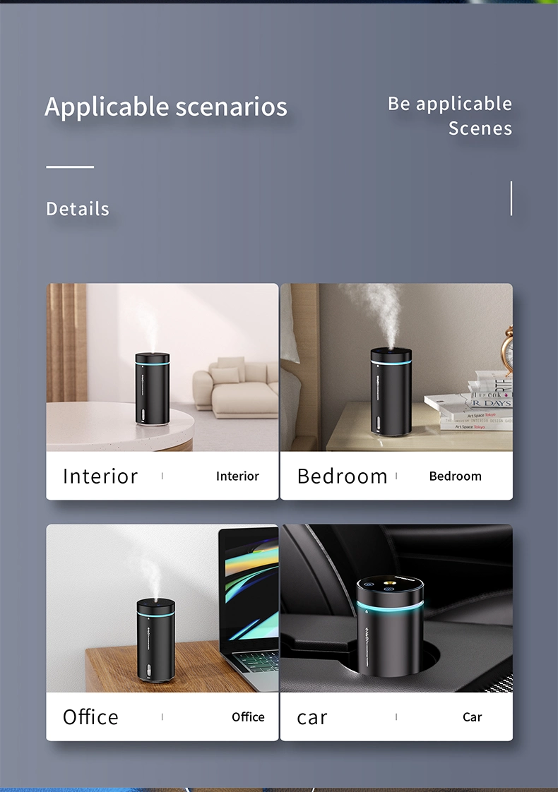 Car Wireless Smart Humidifier Aromatherapy Essential Oil Smart Air Freshener Perfume