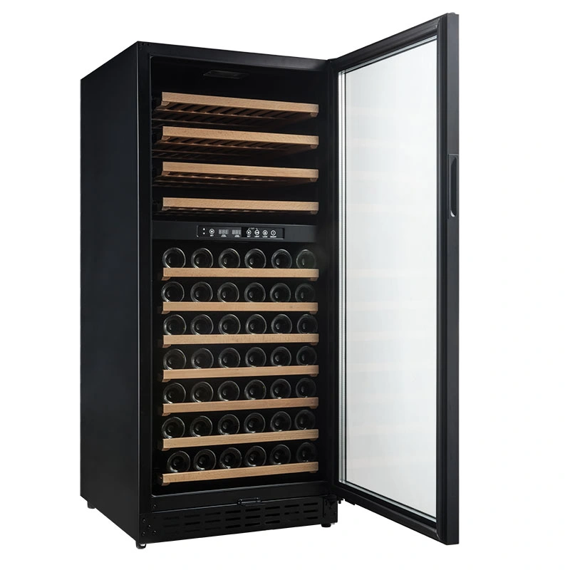 Black Door 111-Bottle Wine Cooler Box Wine Cellar Cooler Build in Furniture Dual Zones